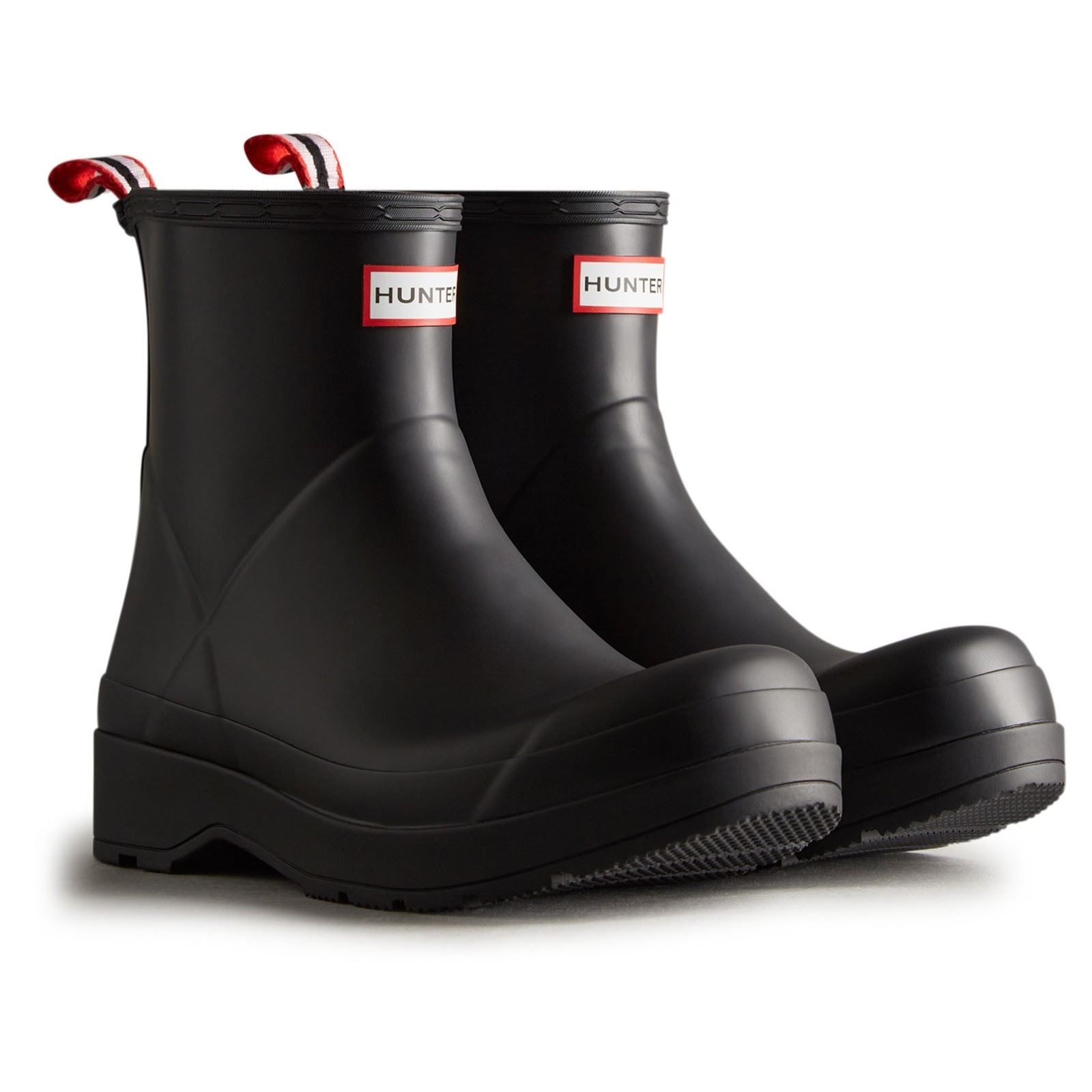 Hunter Play Boot Short Stivali Di Gomma Neri Da Uomo.