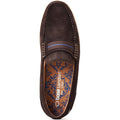 Base London Drum Scarpe Da Uomo In Pelle Marrone Bruciata