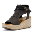 Blowfish Malibu Lacey C-Rope Sandali In Denim Nero Da Donna
