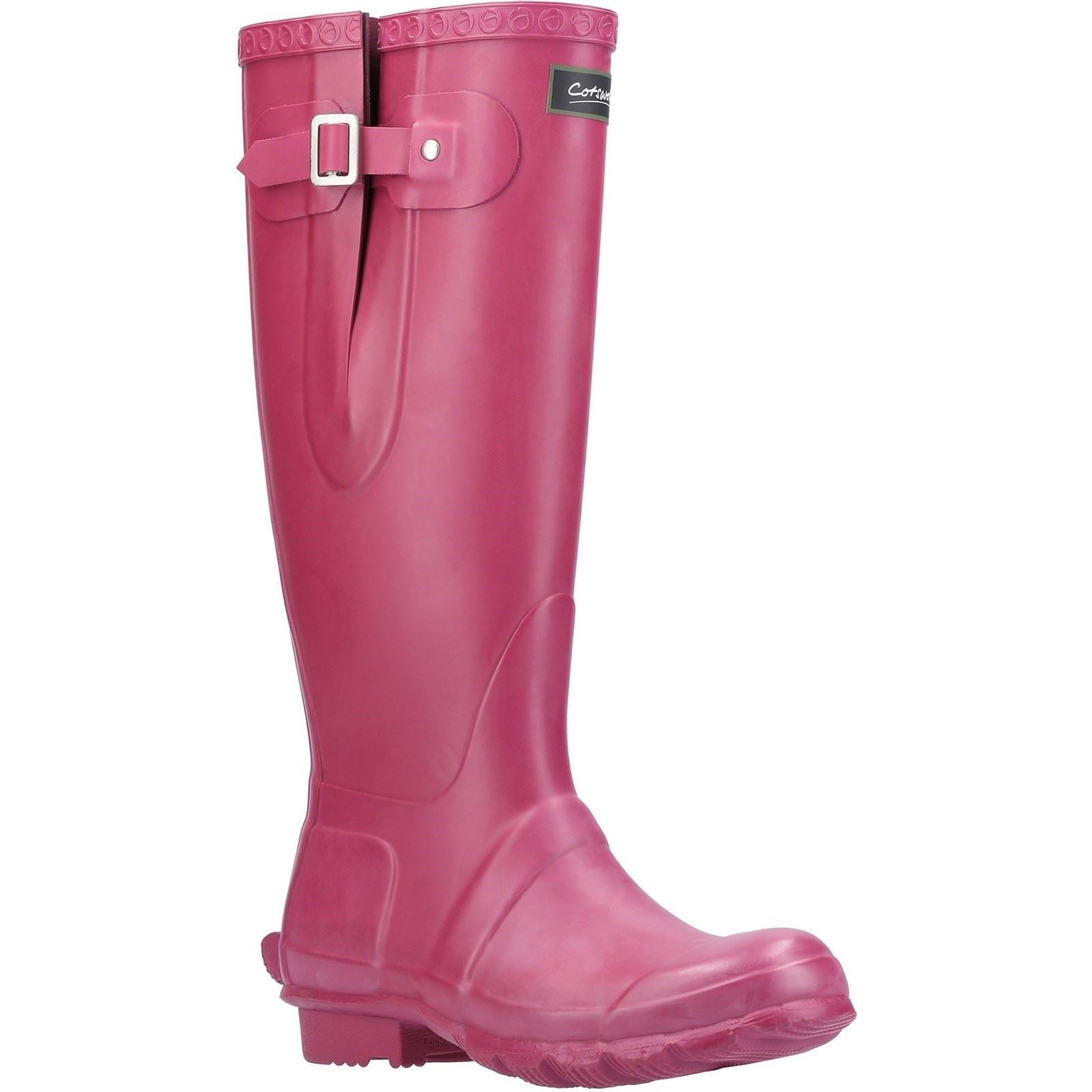 Cotswold Windsor Welly Stivali Di Gomma Da Donna In Color Lampone