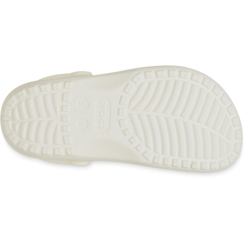 Crocs Classic Floral Cut Out Ciabatte Da Lavoro In Gesso Termoplastico