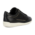 Geox D MYRIA Sneakers Nere Da Donna In Ecopelle