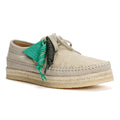 Pompeii Weaver Scarpe Stringate Beige In Camoscio Da Uomo