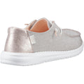 HEYDUDE Wendy Metallic Sparkle Mocassini Da Donna Color Oro Rosa In Sintetico
