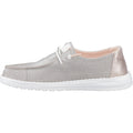 HEYDUDE Wendy Metallic Sparkle Mocassini Da Donna Color Oro Rosa In Sintetico