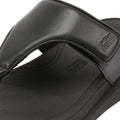 FitFlop F-Mode Go Adjustable Flatform Sandali Neri Da Donna