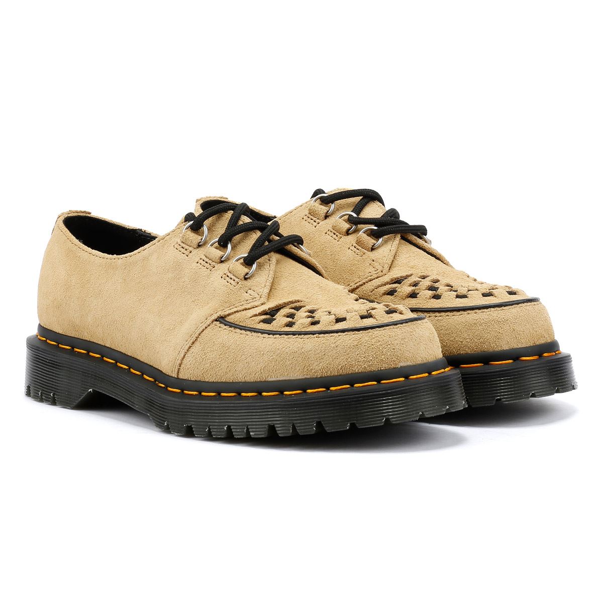 Dr. Martens Ramsey EH Scarpe Comode Color Cammello In Camoscio.