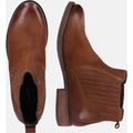 Hush Puppies Edith Stivali In Pelle Da Donna Color Cammello.