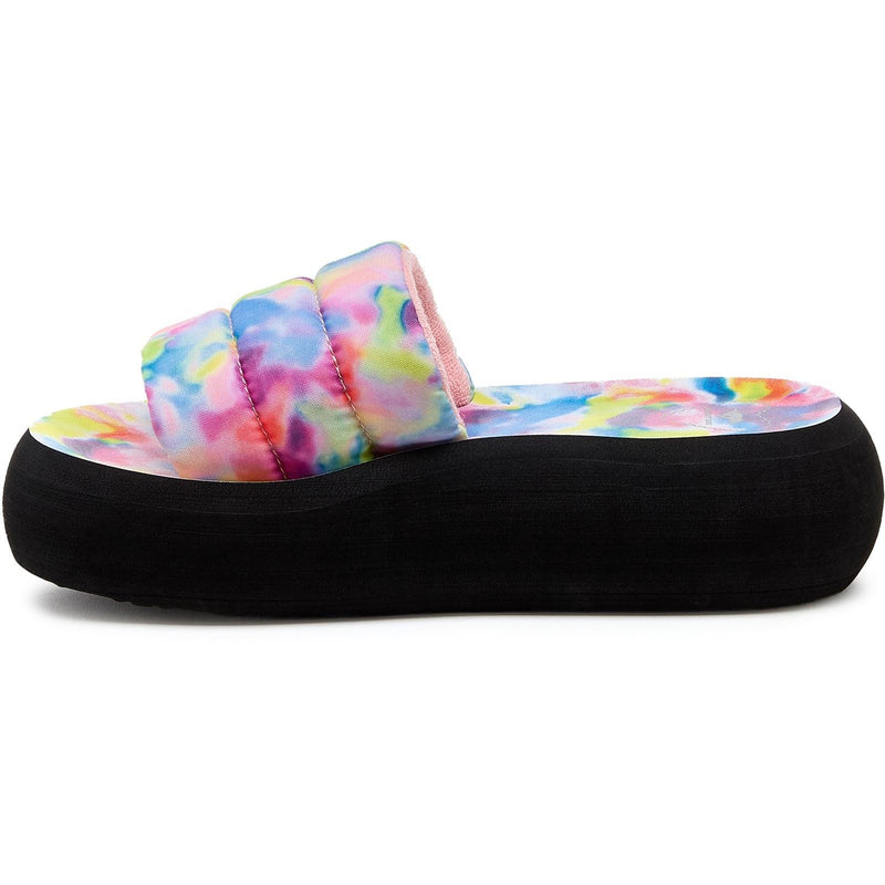 Rocket Dog Splash Loyal Tie Dye Sandali Da Donna Rosa/Multicolore In Tessuto