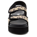 Rocket Dog Balmy Dexter Sandali In Tessuto Da Donna Color Cuoio/Nero