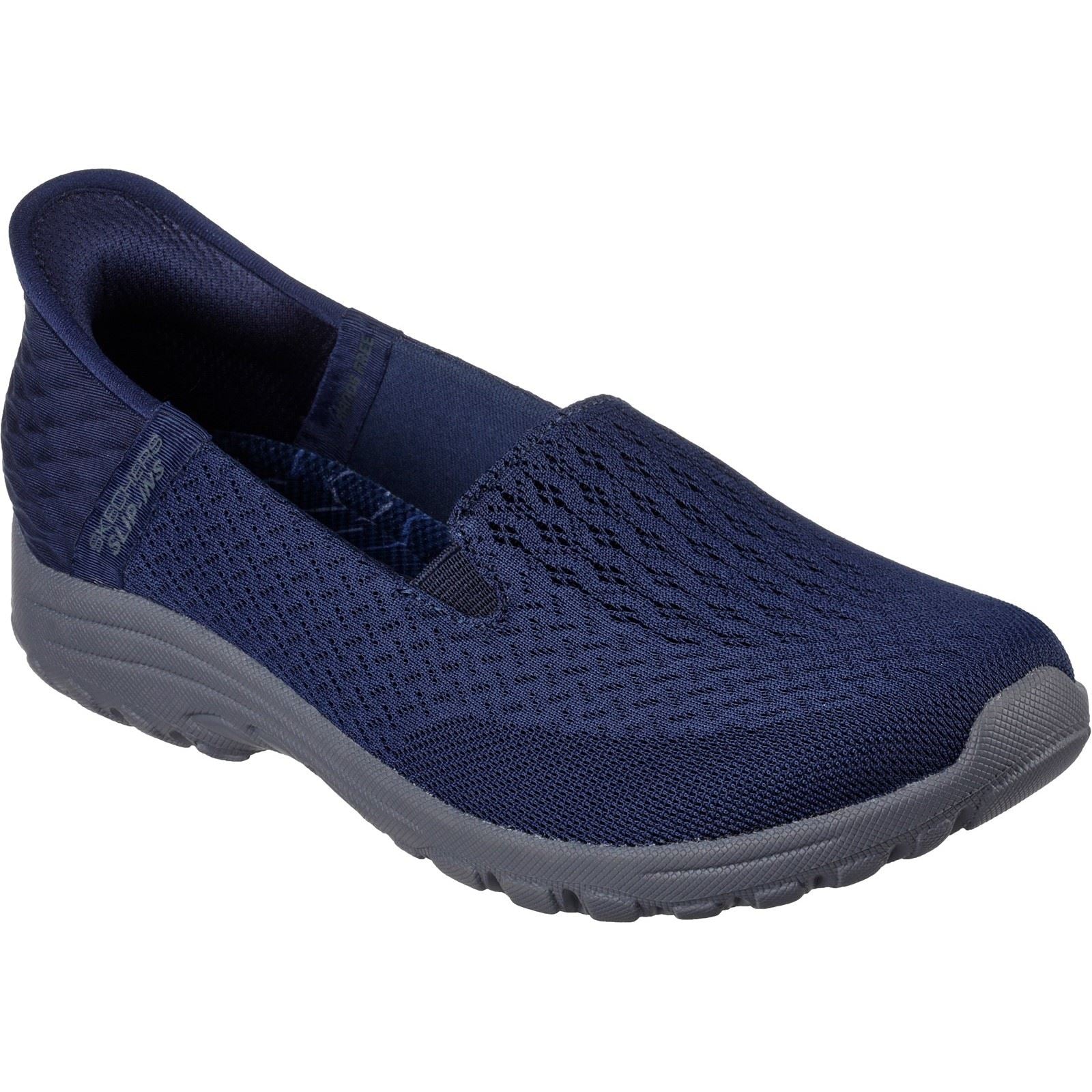Skechers Reggae Fest 2.0 Guiding Sneakers Da Donna In Poliestere Blu Scuro