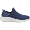 Skechers Ultra Flex 3.0 Smooth Step Sneakers Da Uomo In Poliestere Blu Scuro