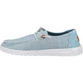 HEYDUDE Wendy Heathered Slub Tropical Mocassini Blu Da Donna