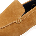 Ben Sherman Amarillo Pantofole Uomo In Camoscio Marrone