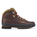 Timberland Euro Hiker Mid Lace Stivali Da Uomo In Pelle Marrone.