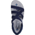 Skechers Reggae Slim Stretch Flex Sandali Da Donna In Tessuto Blu Scuro