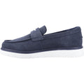 TOMS Navi TRVL LITE Havana Scarpe Da Uomo Mocassini In Pelle Blu Scuro