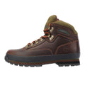 Timberland Euro Hiker Mid Lace Stivali Da Uomo In Pelle Marrone.