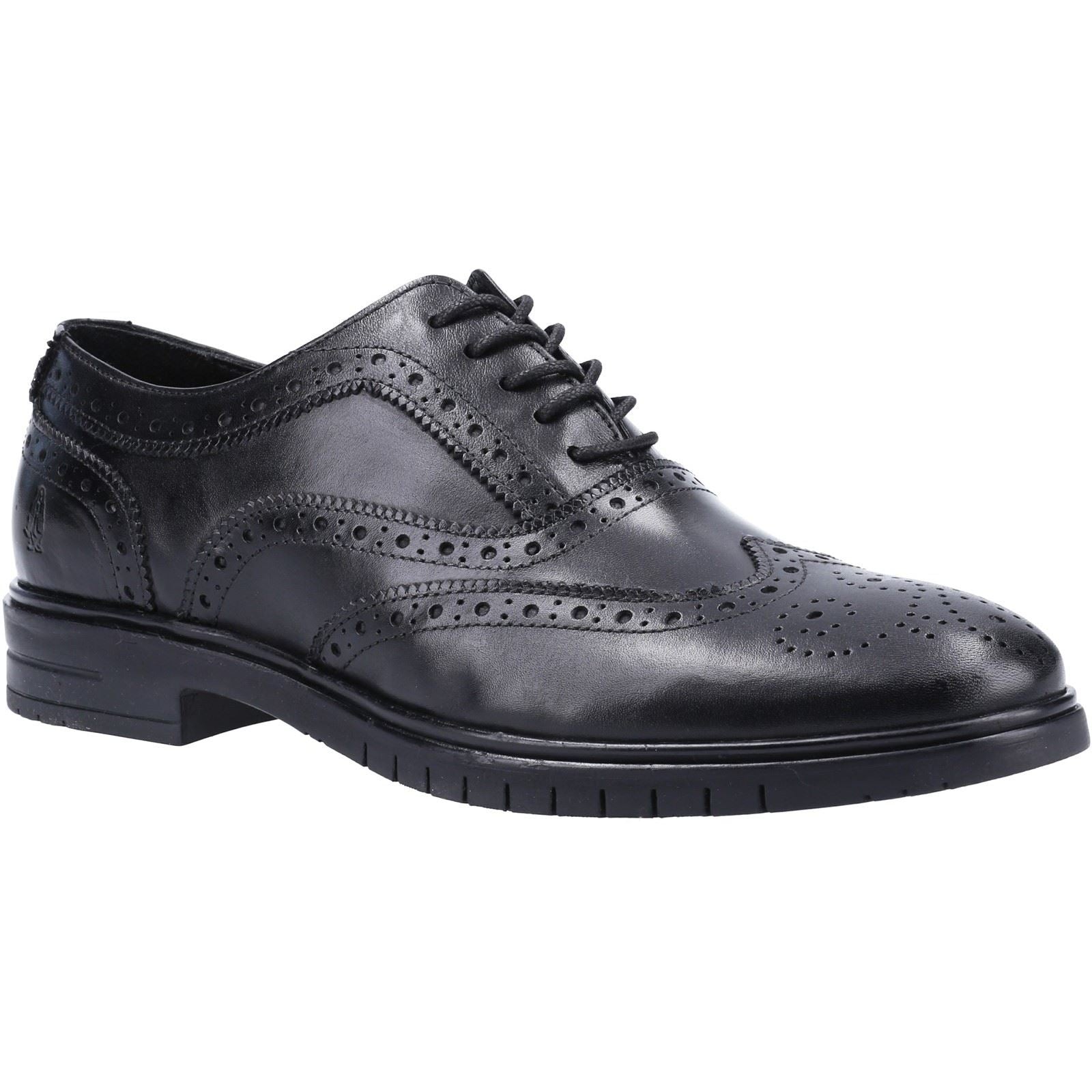 Hush Puppies Santiago Scarpe Stringate In Pelle Da Uomo Nere