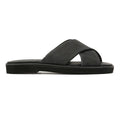 TOMS Mae Crossover Sandali Neri In Pelle Da Donna