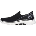 Skechers GO WALK 7 Mia Sneakers Da Donna In Tessuto Nero/Bianco