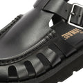 Clarks Originals Meadow Buckle Sandali Neri In Pelle Da Donna