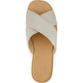 TOMS Mae Crossover Sandali Da Donna In Pelle Color Champagne