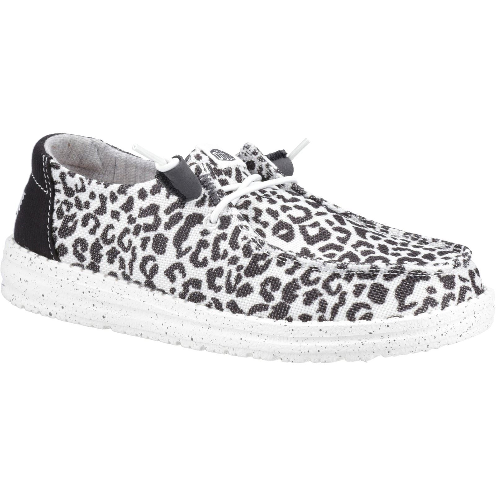 HEYDUDE Wendy Leopard Mocassini Neri/Grigi Da Donna