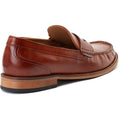 Base London Garfield Scarpe Da Uomo In Pelle Color Cuoio Bruciato