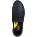 Skechers Slade Cooper Scarpe Da Mocassino Nere In Pelle Da Uomo