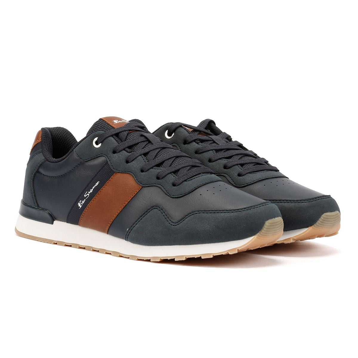 Ben Sherman Owen Retro Scarpe Da Ginnastica Blu Da Uomo