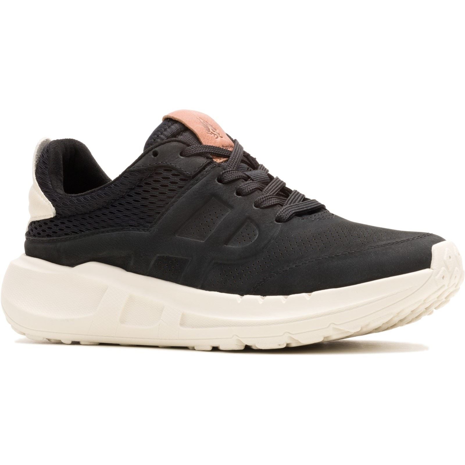 Hush Puppies Seventy8 Runner Sneakers Nere Da Donna In Camoscio