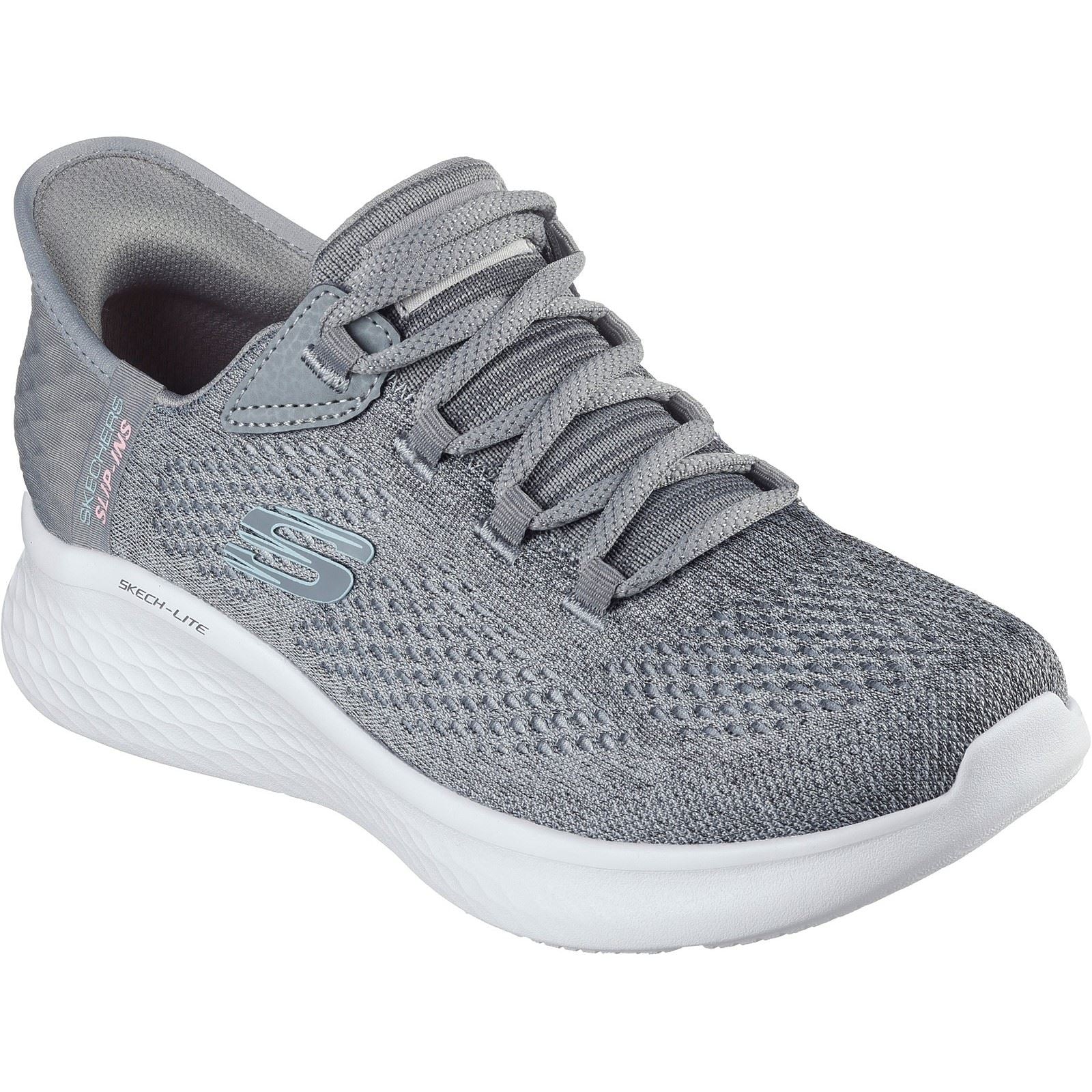 Skechers Skech-Lite Pro Natural Sneakers Da Donna Grigi/Multi In Tessuto