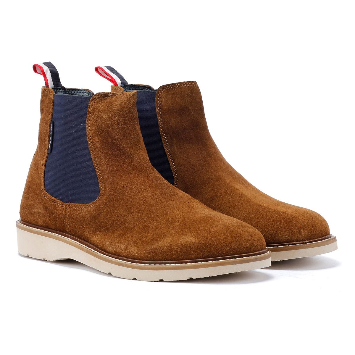 Ben Sherman Hampton Stivali Da Uomo In Camoscio Marroni