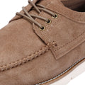 Ben Sherman Soho Scarpe Stringate Grigie Da Uomo In Camoscio