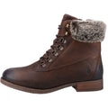 Hush Puppies Effie Stivali Marroni In Ecopelliccia Da Donna