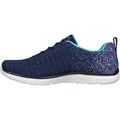 Skechers Virtue Sneakers Da Donna In Tessuto Blu Navy/Blue