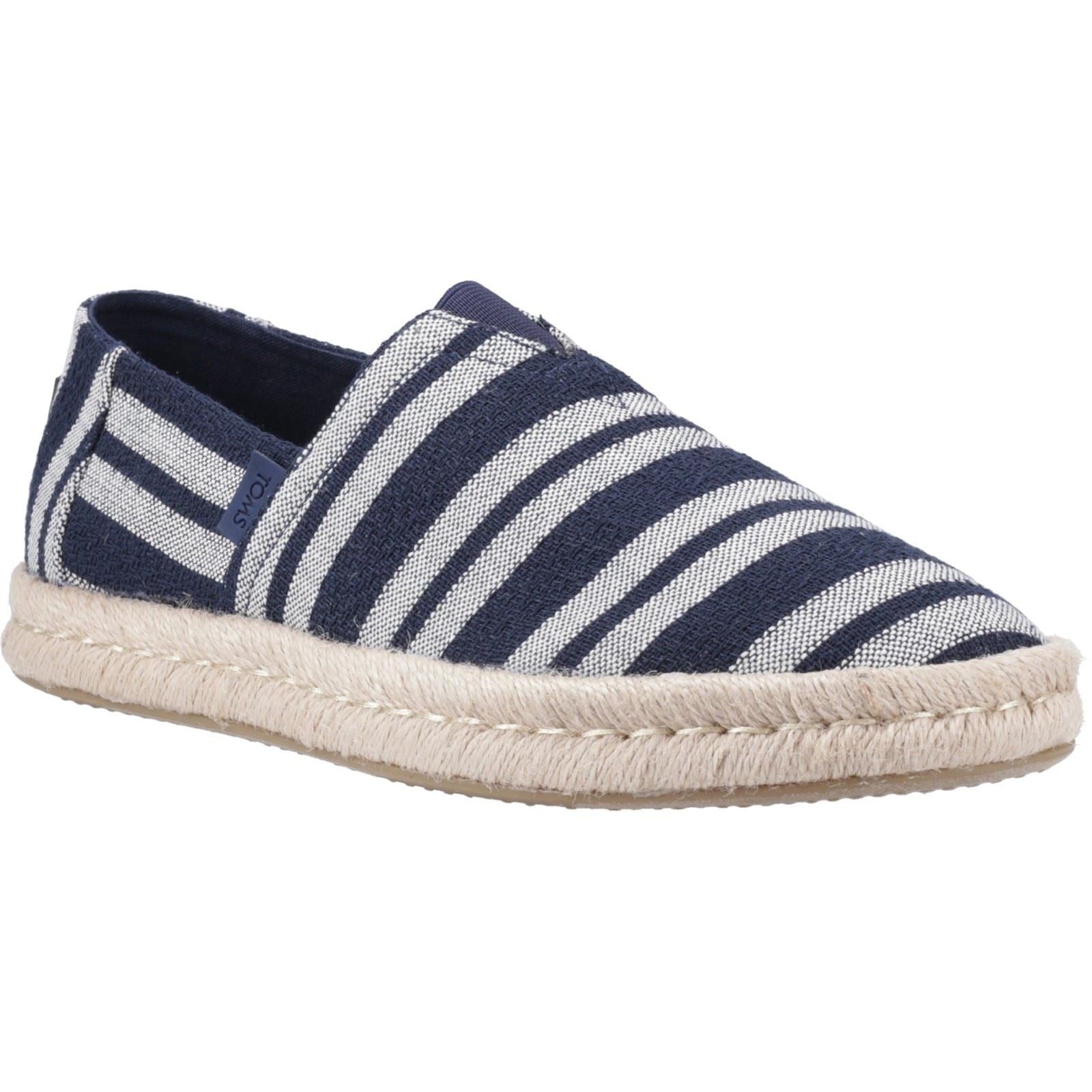 TOMS Alpargata Rope 2.0 Espadrillas Uomo In Tessuto Blu Scuro
