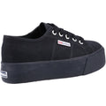 Superga 2790 Linea Up And Down Sneakers Nere Intere Da Donna In Cotone Al 100%