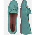 Hush Puppies Maggie Mocassini In Pelle Blu Cielo Da Donna