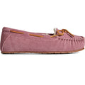 Sperry Reina Pantofole Da Donna Color Malva In Camoscio