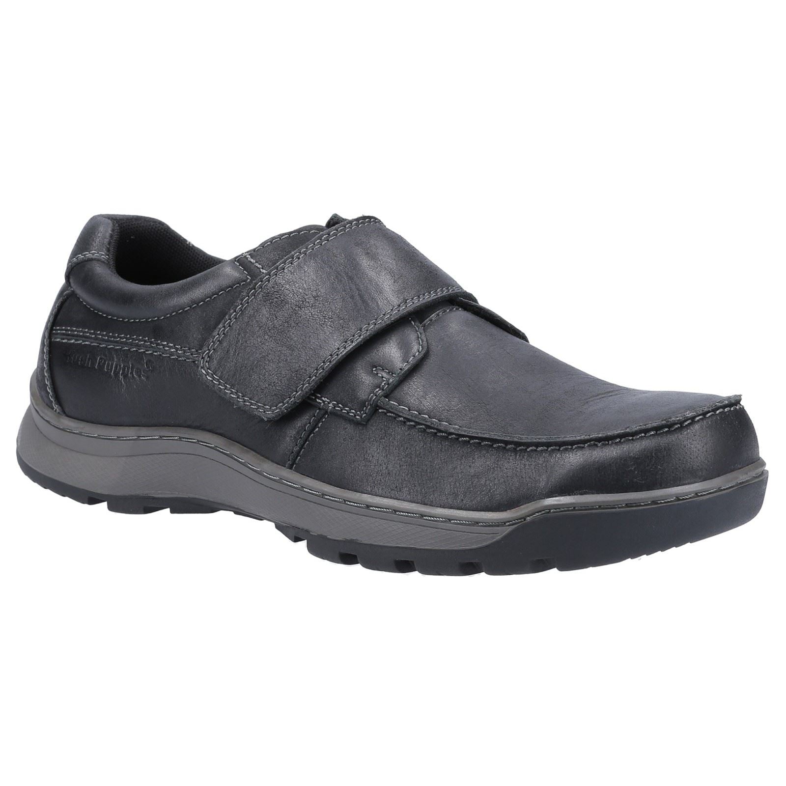 Hush Puppies Casper Mocassini Neri In Pelle Da Uomo
