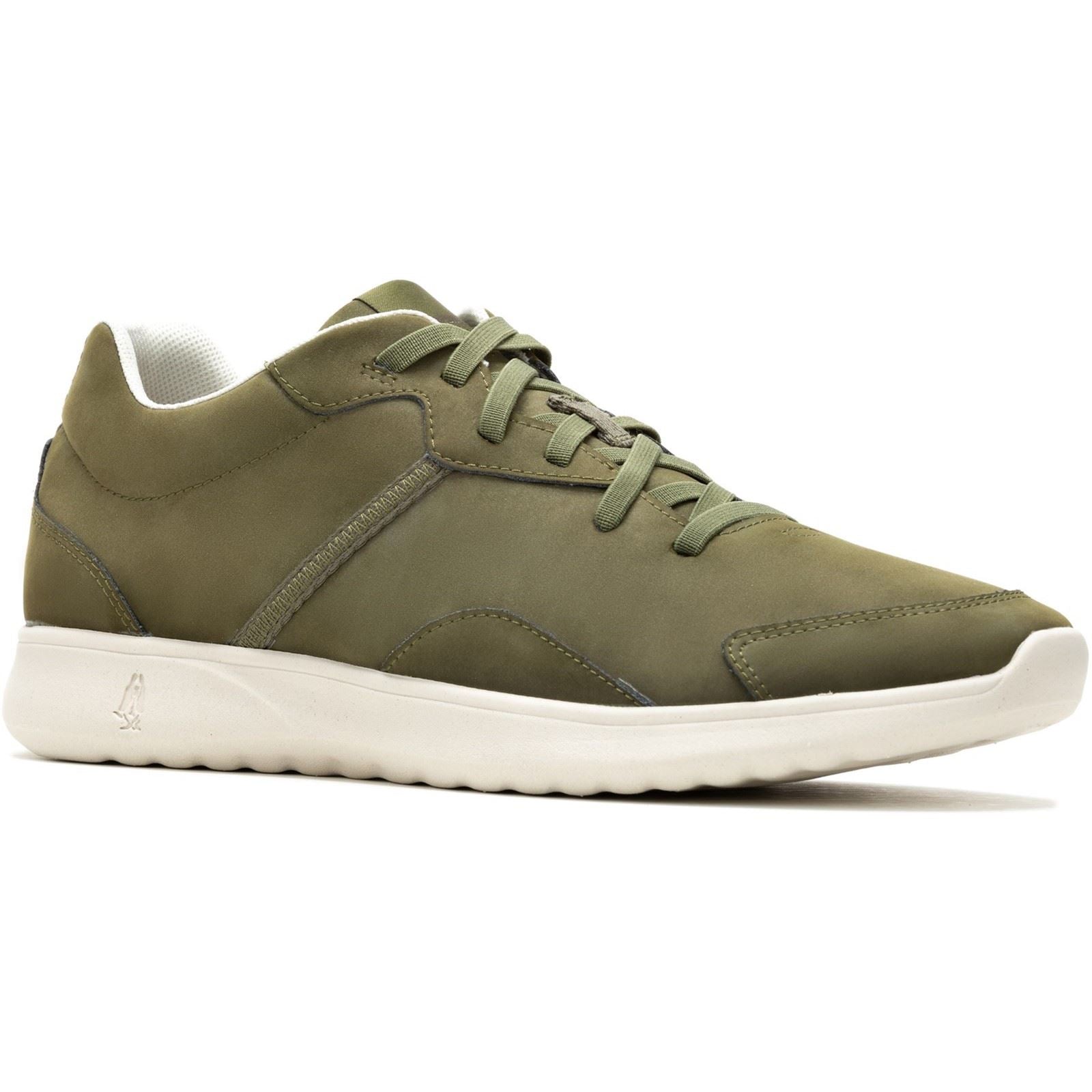 Hush Puppies The Good Sneakers Da Uomo In Pelle Color Oliva