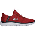 Skechers Summits Key Pace Scarpe Da Ginnastica Rosse/Neri Da Uomo