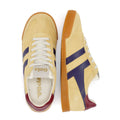 Gola Elan Sneakers Gialle Da Donna In Camoscio