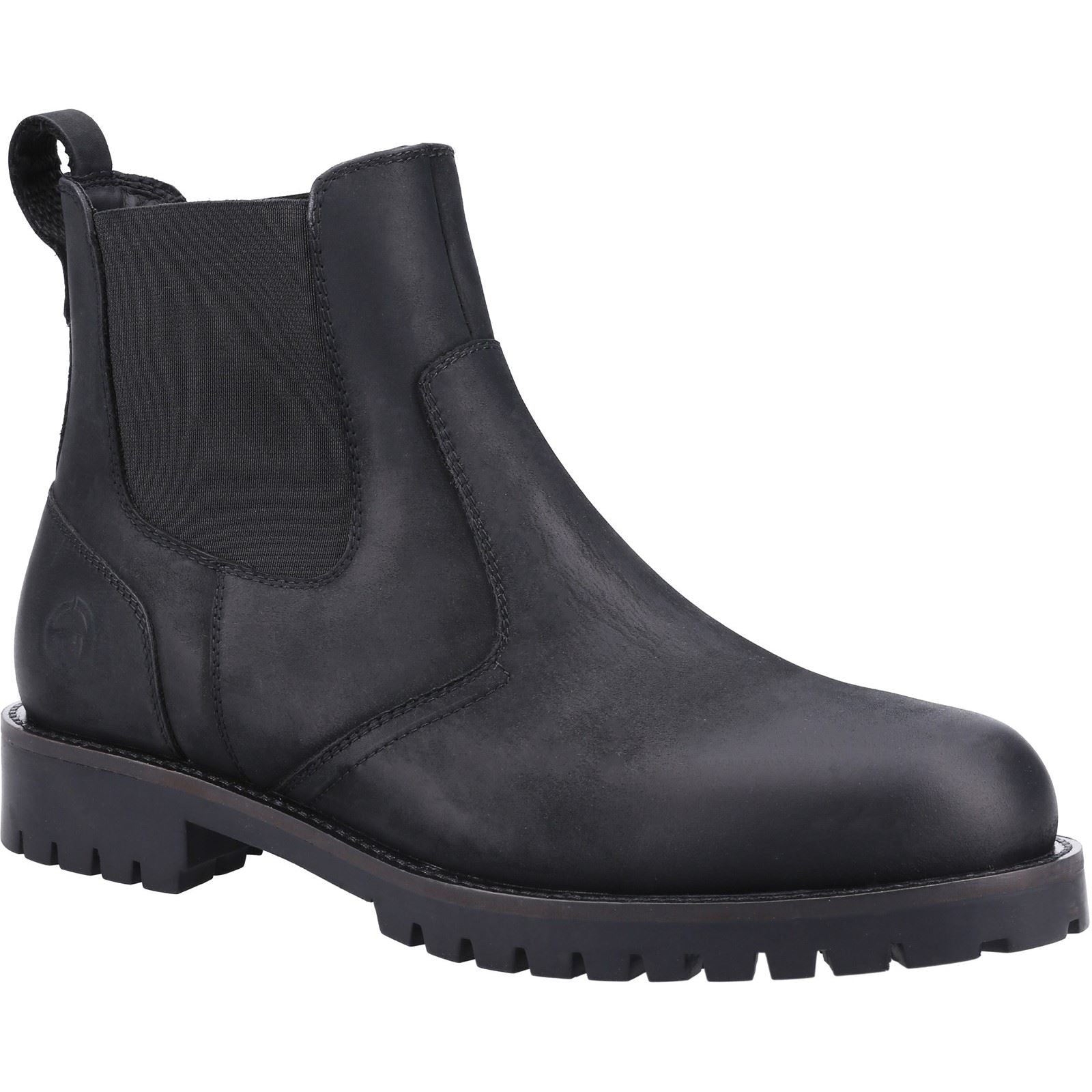 Cotswold Bodicote Stivali Da Uomo In Pelle Nera