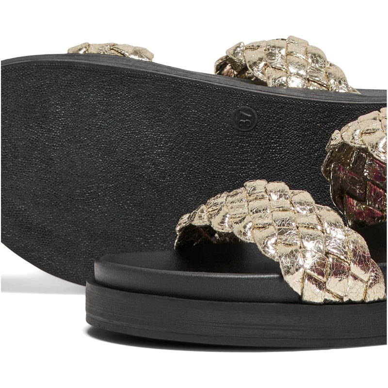 ONLY MINNIE 16 Sandali Dorati In Sintetico Da Donna