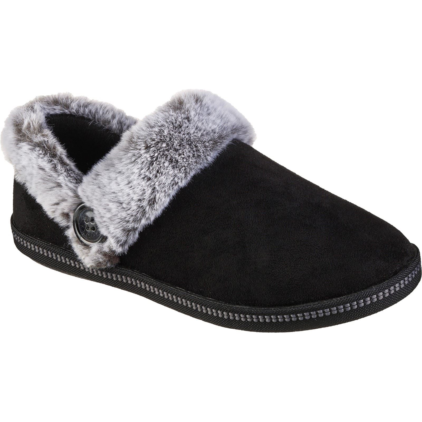 Skechers Cozy Campfire Fresh Toast Pantofole Nere Da Donna