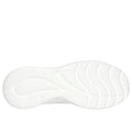 Skechers Bobs Squad Waves Still Wading Sneakers Bianche Da Donna In Tessuto