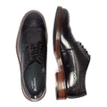 Ben Sherman Archie Brogue Scarpe Stringate In Pelle Da Uomo Nere